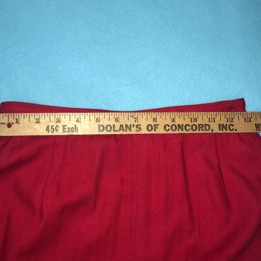 CHRISTIAN DIOR Rare pleated wool skirt 1964 excellent condition vintage size 8 - Picture 6 of 8